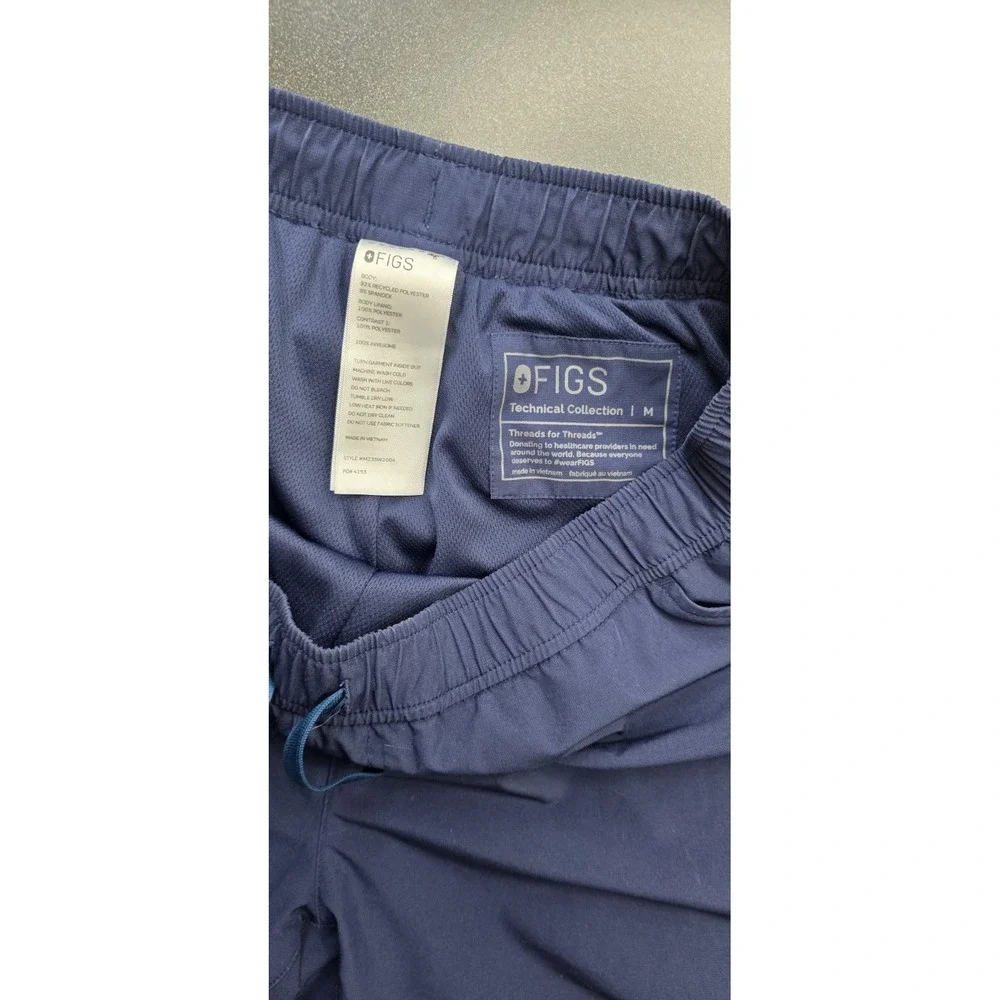 FIGS Tansen Jogger 2.0 Medical Scrub Pant Men Mx30 Navy Pockets Career Work